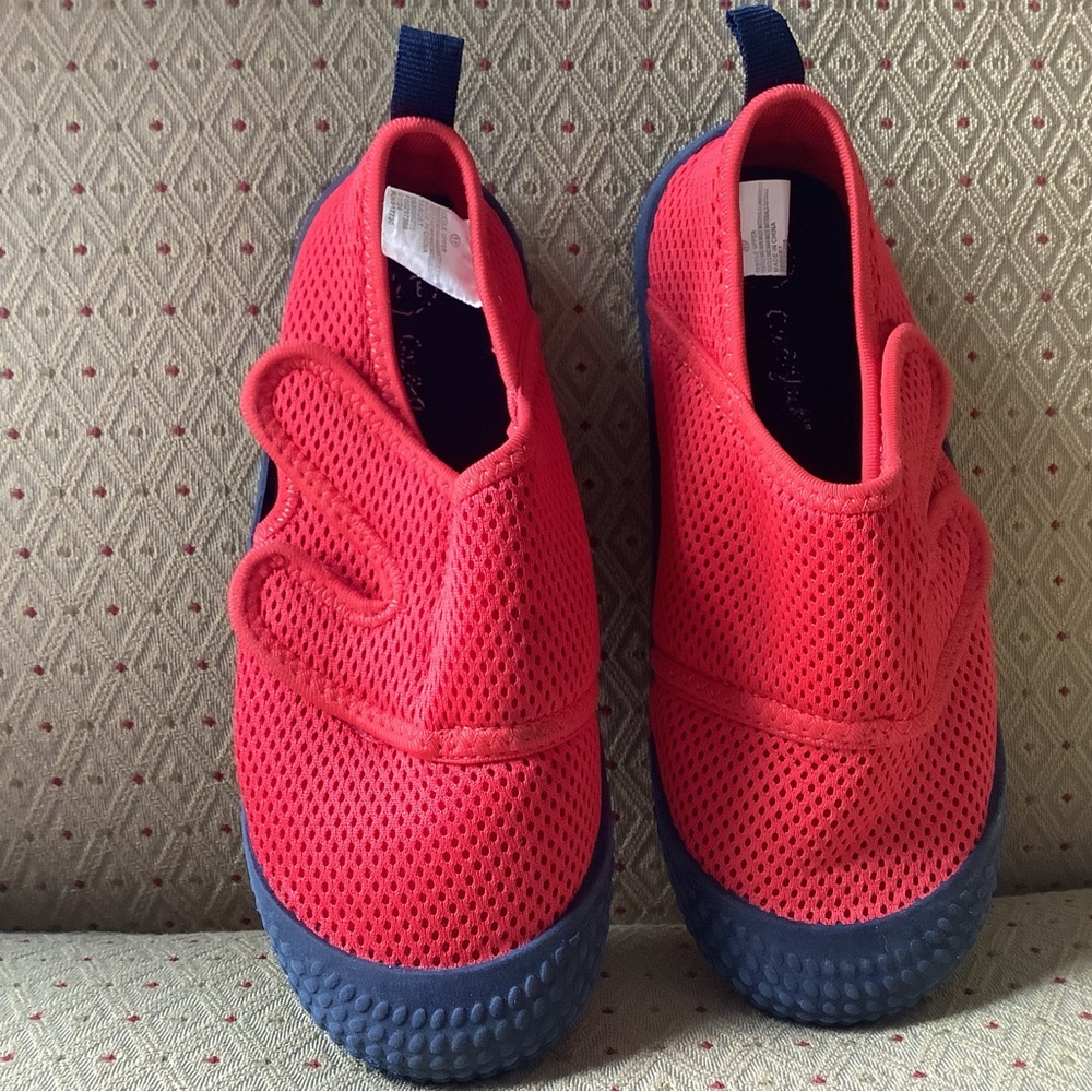 Cat & Jack Red and Blue Water Shoes Slip-On Comfort